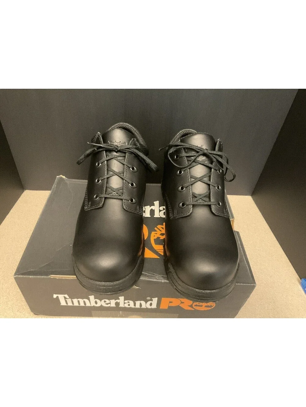 New! Mens Timberland PRO-Titan Alloy Safety Toe Oxford Work Shoes. Size 9.5W